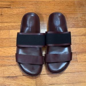 Everlane leather slides